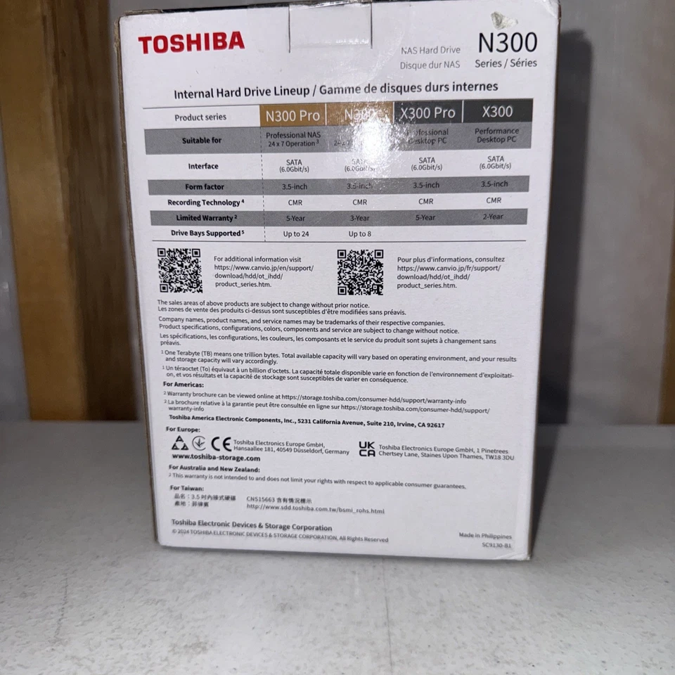 Toshiba N300 NAS Hard drive 4 TB internal 3.5" SATA 6Gb/s 7200 HDWG740EZSTC - Image 3 of 4