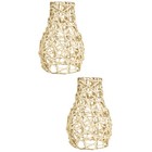 2 Pieces Pendant Lamp Shade Ceiling Light Cover Chandelier Lampshade