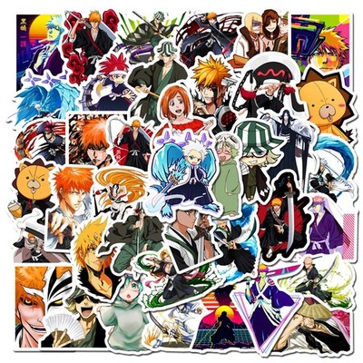 Mix 10/50 PCs Bleach Anime Luggage Notebook Laptop Car Sticker -No Duplicate