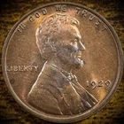 1929-P Lincoln Wheat Cent Uncirculated Multi-color Toned VIDEO