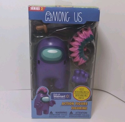 Among Us Series 2 Action Figure - Interchangeable Parts - Purple ~ Walmart - New