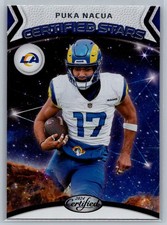 Puka Nacua 2024 Panini Certified Certified Stars FOOTBALL #10 Los Angeles Rams