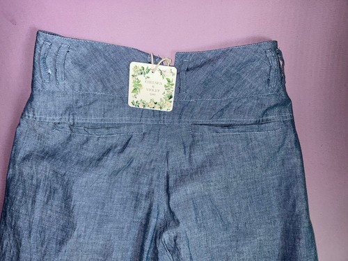 NWT Chelsea Girls Medium Pants Blue - Picture 3 of 4