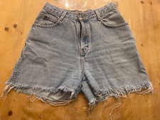 Gitano Ladies Faded Blue Denim Cutoff Shorts Size 6 Well Loved