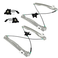 For Dodge Grand Caravan 2008-2020 Pair Front Window Regulator & Motor Assembly