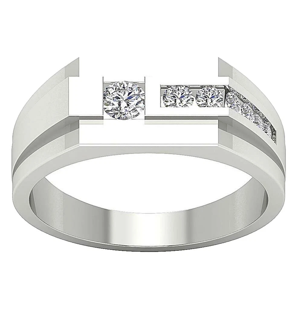 Joyas de Diamantes Oro Blanco Diamondforgood para hombres