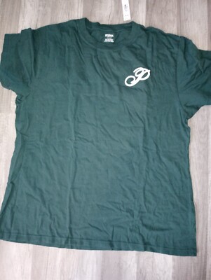 Victoria's Secret Pink Campus Cotton Tee Green Medium (VS2/61)