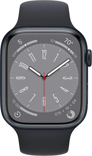 Apple Watch Series 8 45mm GPS+Cellular Aluminium midnight - 15% OFF - VERY GOOD - Afbeelding 2 van 3