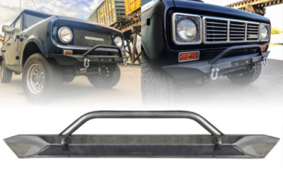 1961-1971 International 80 / 800 Steel Front Bumper, RAW STEEL