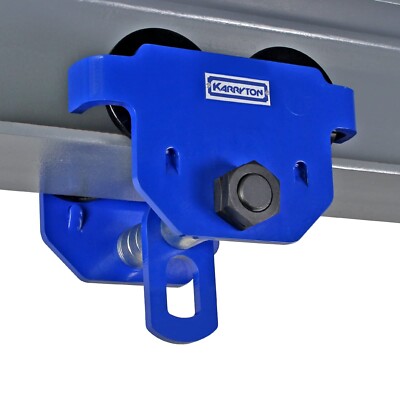 2Ton/4400LB Beam Trolley 3.5   8in Adjustable Flange Width, Heavy Duty Man