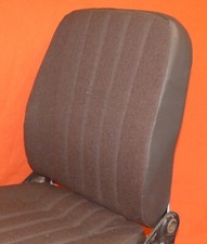  1 backrest cover, fabric brown, for Unimog U1000 +, 417 passenger seat, also MB NG, SK