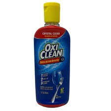 Oxi Clean Triple Action Booster Crystal Clear Glasses & Dishes 67 Loads 7 Fl Oz