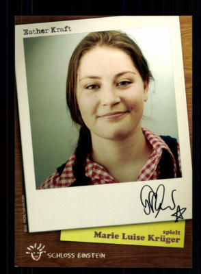 Esther Kraft Schloß Einstein Autogrammkarte Original Signiert # BC 138854