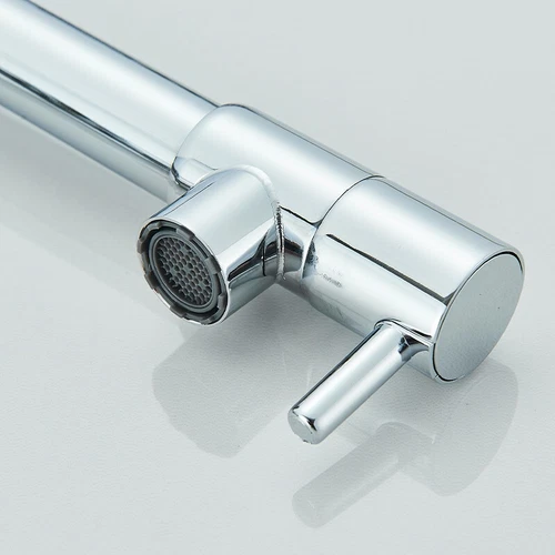 Modern Monobloc Pull Out Kitchen Mixer Tap Dual Spout Spray Single Lever Chrome - Picture 14 of 15