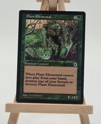 Plant Elemental Portal 1 Magic Karte MTG englisch (Pflanzenelementar)