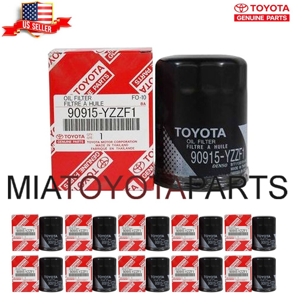 10 Pack Genuine Toyota Lexus Engine Oil Filter 90915-YZZF1 | eBay