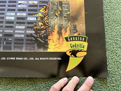 Vintage 1998 Toho Godzilla Studio Chikara Limited Ed Of 1000