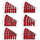 Custom boat registration numbers Decal Sticker 4 sets of A-Z 4 sets of 0-9 Red