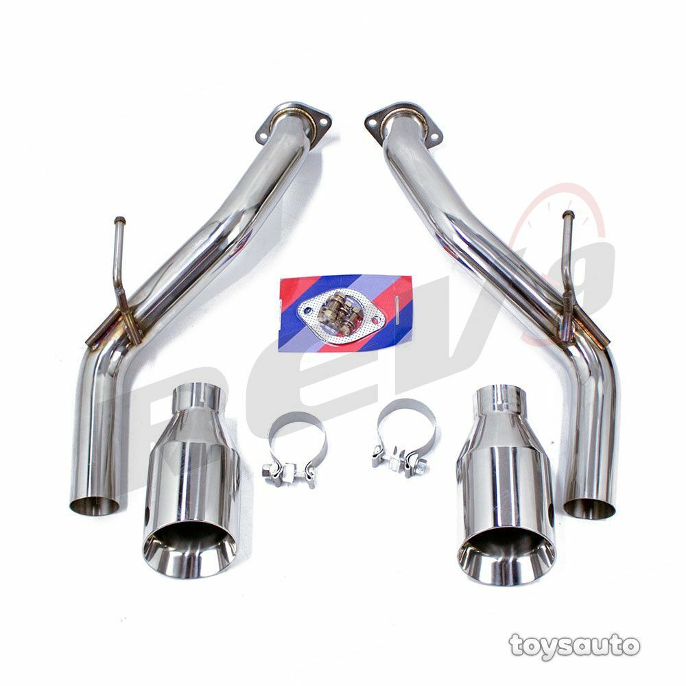Rev9 FlowMaxx Axle Back Exhaust Muffler Delete for Infiniti Rev9 FlowMaxx Axle Back Exhaust Muffler Delete for Infiniti