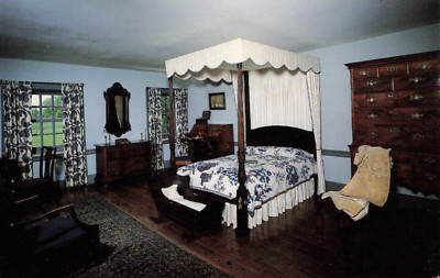 Postcard The Blue Room Stratford Hall Plantation Virginia