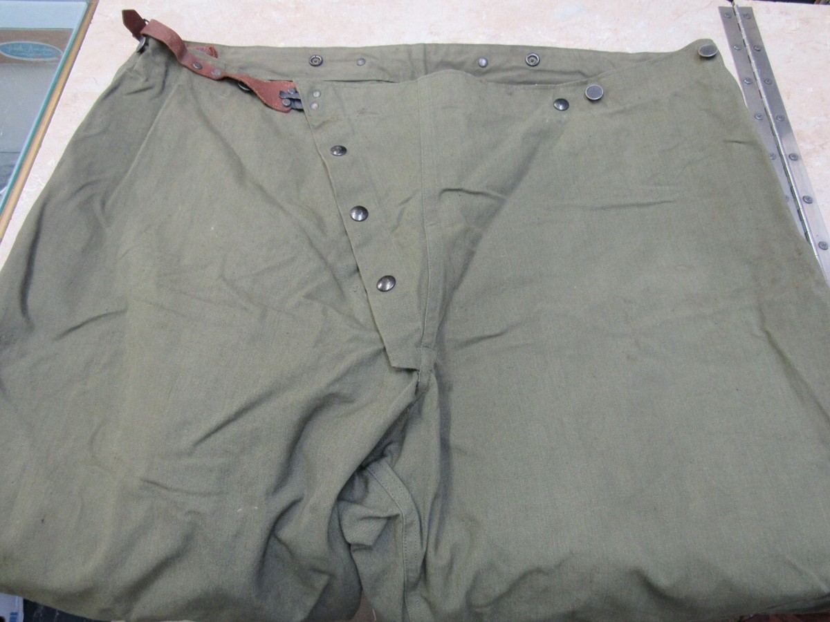 ミ*カ様 40s US ARMY FIREMAN PANT 32×31 40s Canvas Firefighter Clasp Pants- 32x30.5 – Plum Garments