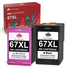 67XL Ink Cartridges lot for HP 67 Ink Deskjet 2752 2752e 2755e Envy 6455 6455e