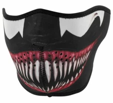 ZAN HALF FACE MASK WNFM093H TOXIC NEOPRENE VENOM