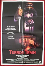 TERROR TRAIN ORIGINAL UNUSED 27X41 HORROR MOVIE POSTER JAMIE LEE CURTIS 1980