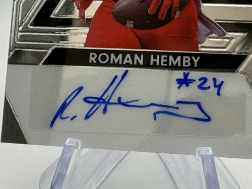 ROMAN HEMBY 2024 LEAF PRESS PASS PREMIUM AUTO RC SILVER REFLECTOR # 30/99 - Picture 2 of 4