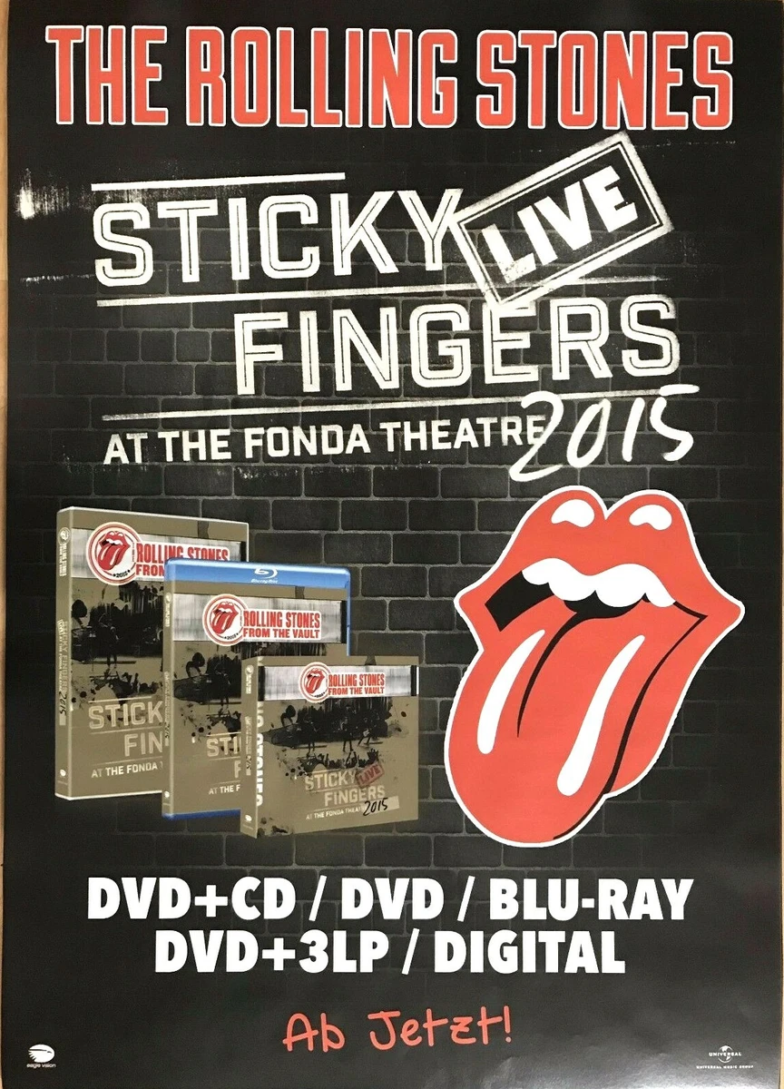 THE ROLLING STONES  2015 PROMO - orig. Concert Poster -- Konzert Plakat - DIN A1