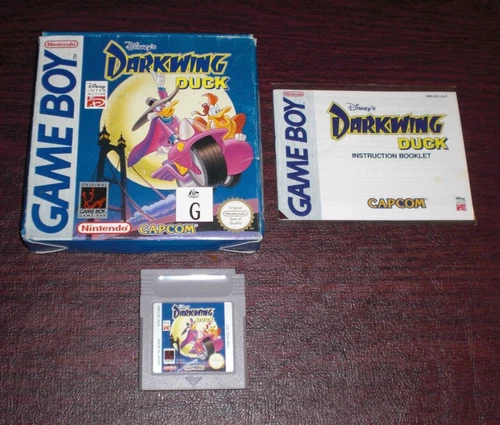AUS Version Darkwing Duck Nintendo Game Boy COMPLETE Box Manual Game CIB PAL