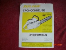 ADVERTISING BROCHURE SKILSAW CHAINSAW MODEL 1629