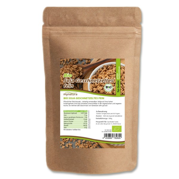 Mynatura Bio Soja Geschnetzeltes Fein 2X 1000G I Fleischalternative-image