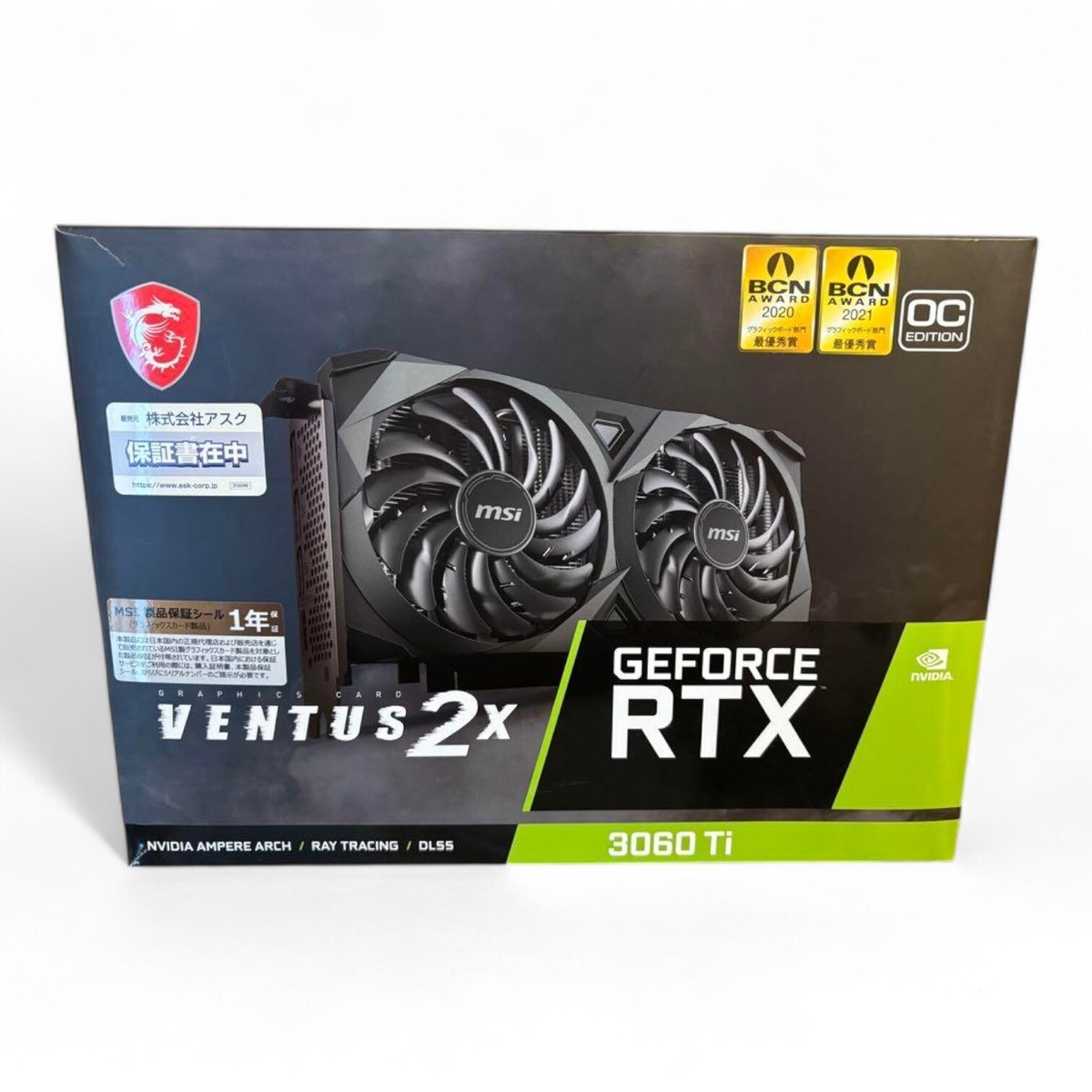 新品未開封　GeForce RTX 3060 VENTUS 2X 12G OC MSI GeForce RTX 3060 Ventus 2X 12G OC - MSI-US Official Store