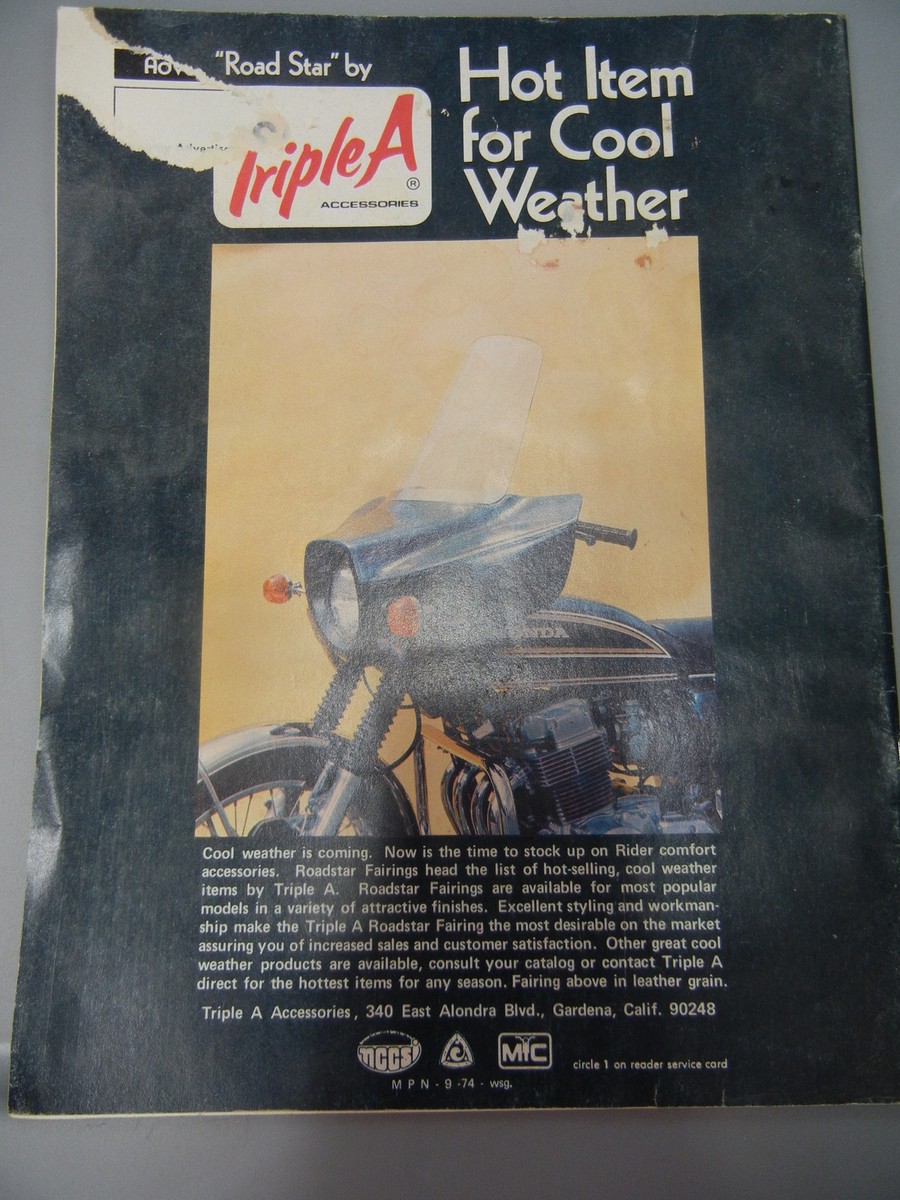 1974 Motorcycle Product News Buyers Guide Vol 1 #5 54 Pages | eBay