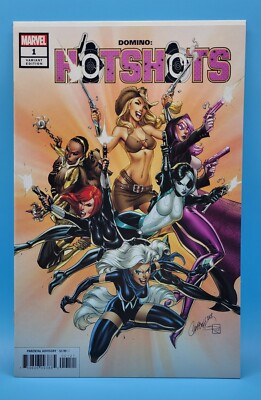 Domino Hotshots #1 1:50 J. Scott Campbell Variant NM - 1st appearance Hotshots