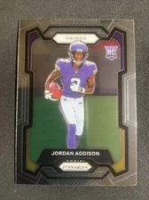 JORDAN ADDISON #368 RC 2023 PANINI PRIZM VIKINGS