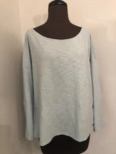 a.n.a. A New Approach New With Tags Light Blue Size XLG 3/4 Sleeve Cotton Top