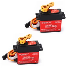 2pcs DSSERVO DS3225 Digital Servo 25KG Metal Gear High Torque Waterproof F2Q6