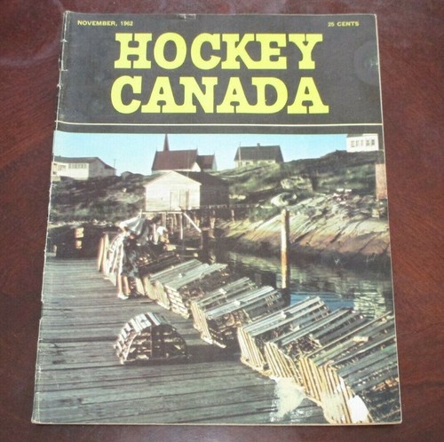 Hockey Canada Magazine November 1962 Peggy's Cove N.S.back cover Maurice Richard - 第 1/3 張圖片
