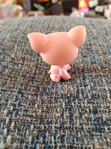 LITTLEST PETSHOP PET SHOP LPS #296 HASBRO PIG COCHON ROSE YEUX VERT - Picture 2 of 2