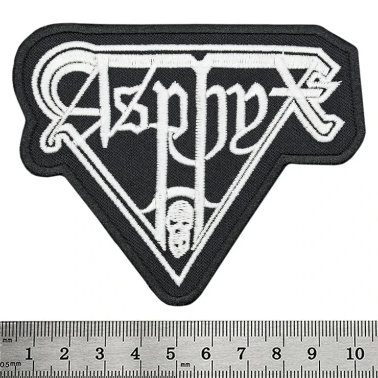 Death Band Logo Large Embroidered Sew-On Back Patch for Jacket Vest