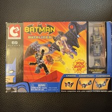 C3 Construction Batman Batglider With Minimate Stealth Batman & Catwoman! 69 Pcs