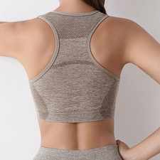 Shockproof Sports Bra Women Quick Dry Yoga Fitness Running Top Seamless Vest