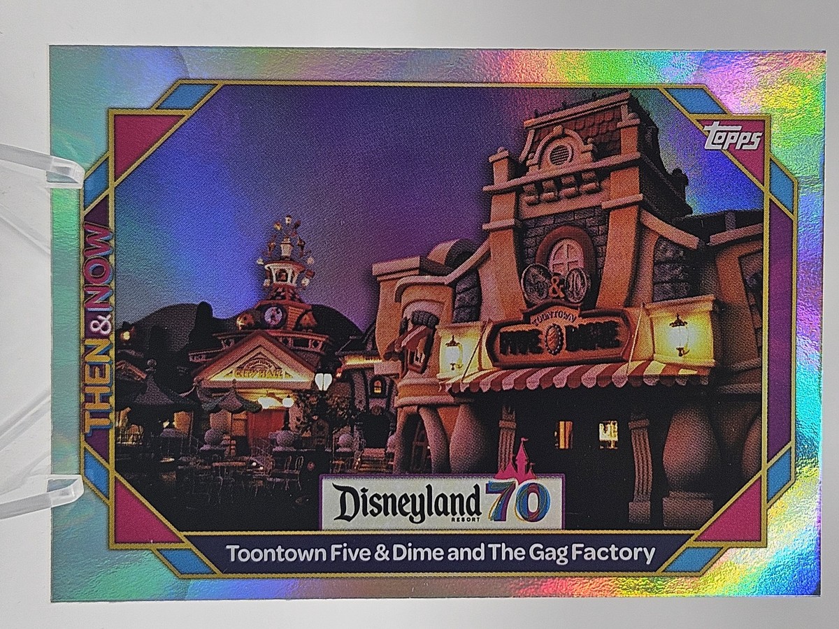 2025 Topps Disneyland 70th #27 Toontown Five Rainbow Foil SP | eBay