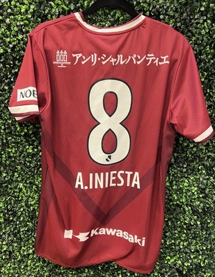ASICS Vissel Kobe Andres Iniesta 2023 Jersey #8 Japan Men's 2XL | eBay