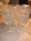 Vintage Wexford Anchor Hocking Stemmed Glassware Set Of 5