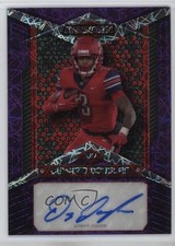 2023 Wild Card Alumination Draft Retail /50 Demario Douglas Rookie Auto RC 1cx3. rookie card picture