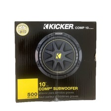 Kicker Comp C104 1-Way 10in. Car Subwoofer