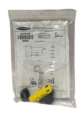 NEW BANNER QS18VP6LPQ8 / 66452 WORLD-BEAM PHOTOELECTRIC SENSOR 10-30VDC NSMP